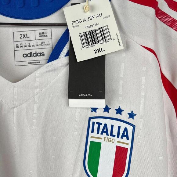 $150 Adidas Italy Soccer Jersey Mens Size Mens 2XL Authentic Away 2024 - Picture 7 of 7